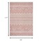 Homeroots 8 x 10 ft. Beige & Red Zigzag Indoor & Outdoor Area Rug 396228 - alternate 7